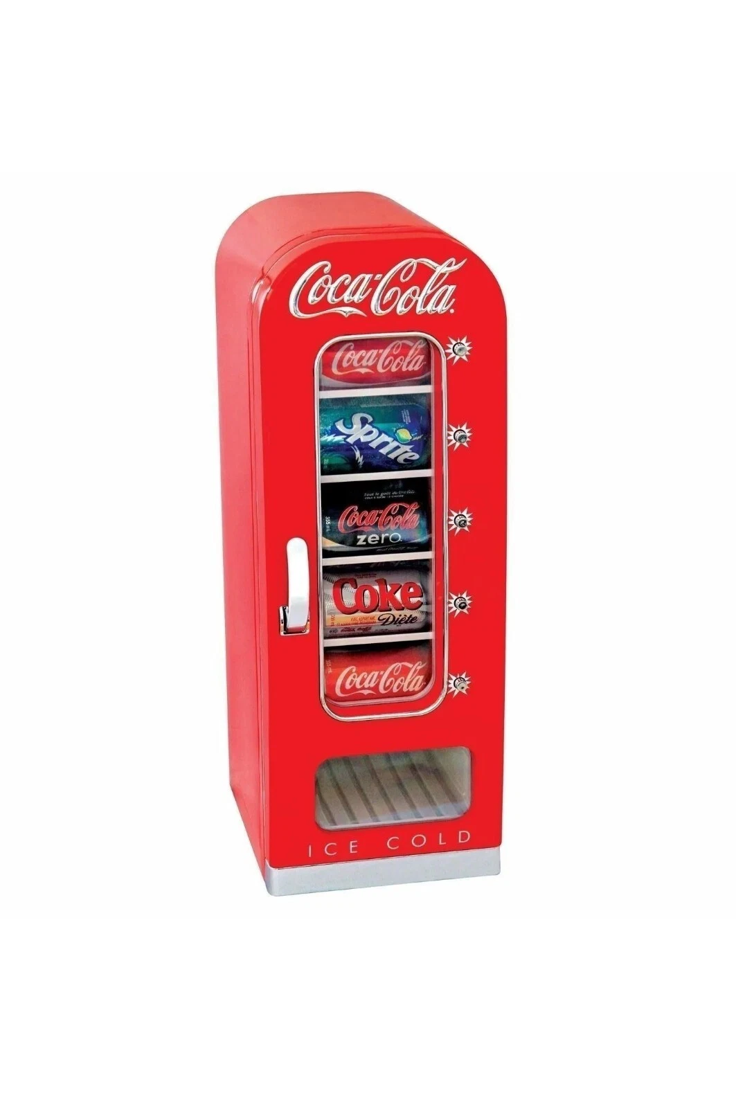 Retro Coca Cola Vending Fridge 10 Can Machine Mini